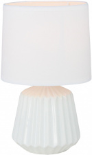 Интерьерная настольная лампа  10219/T White